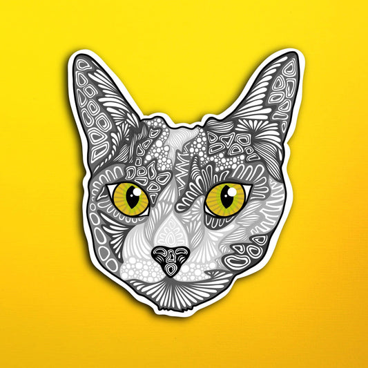 Grace the Cat Waterproof Sticker