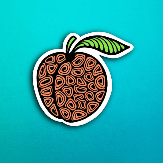 Georgia Peach Waterproof Sticker