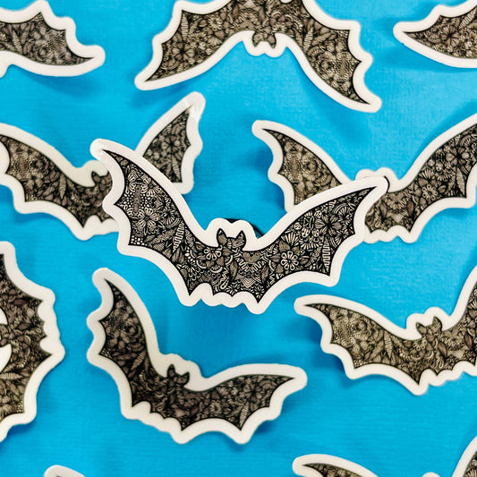 Mini Bat Waterproof Sticker