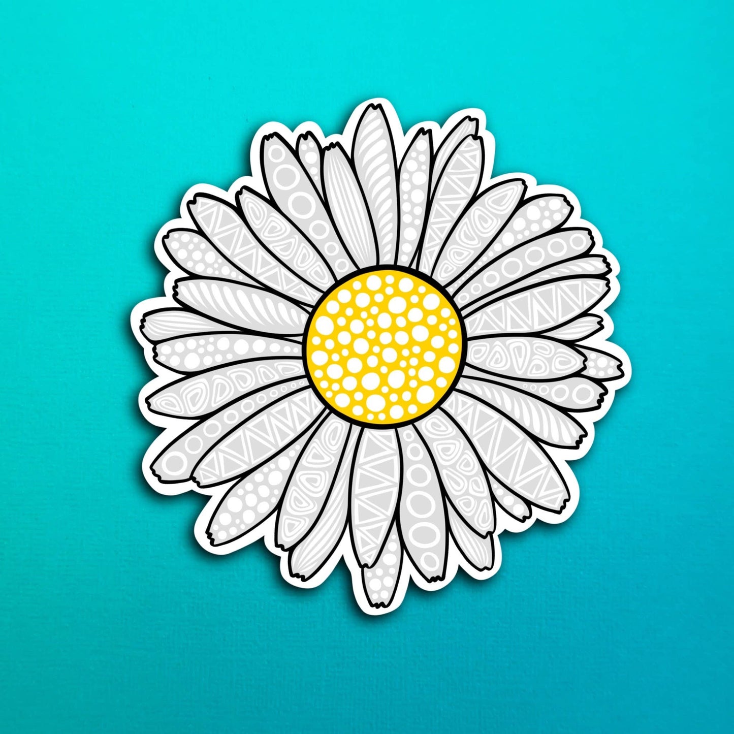 NEW Daisy Waterproof Sticker