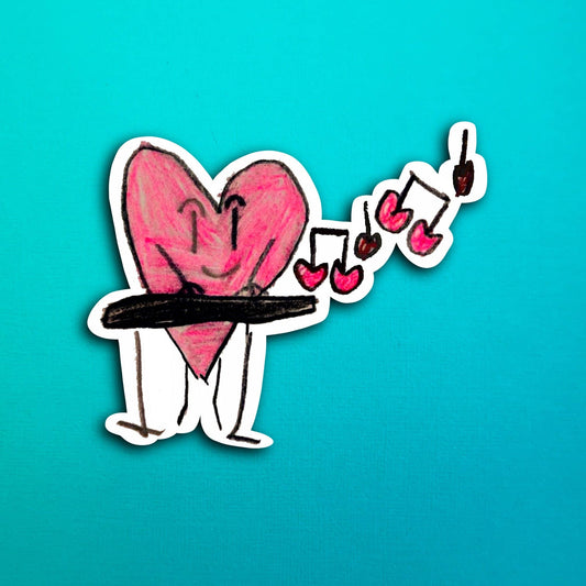 Eli's Love Song Waterproof Sticker