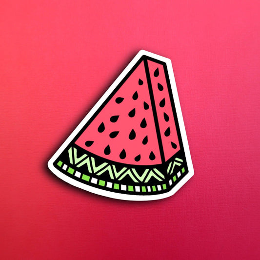 Watermelon Slice Waterproof Sticker