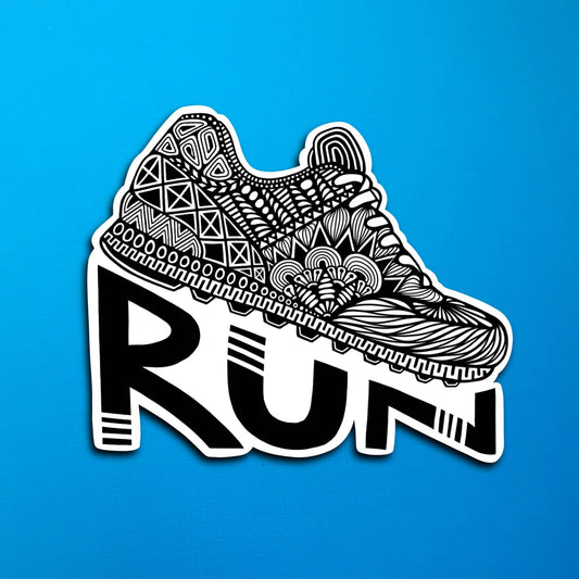 Run Waterproof Sticker