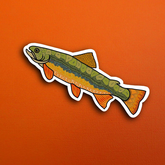 Trout Waterproof Sticker