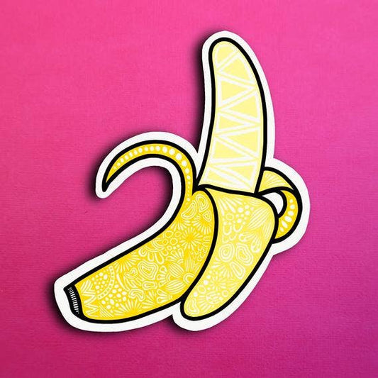 Banana Waterproof Sticker