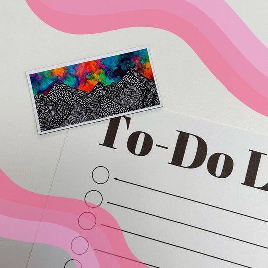 Rainbow Mountain Magnet