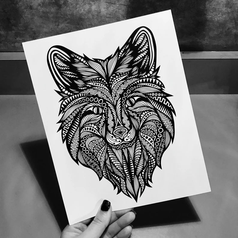 Wolf Print
