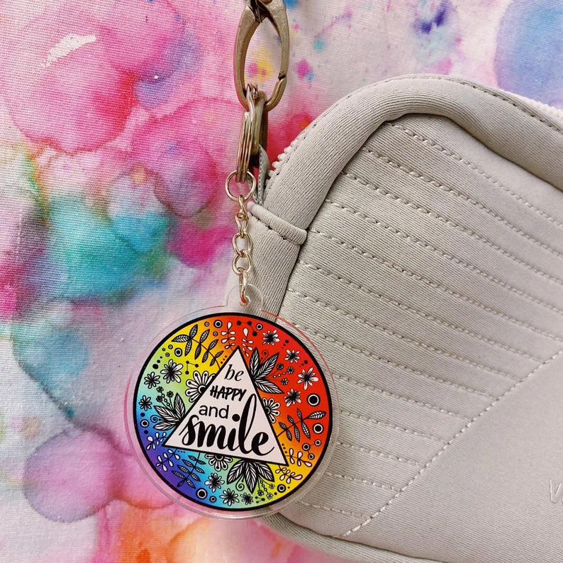 Smile Acrylic Keychain