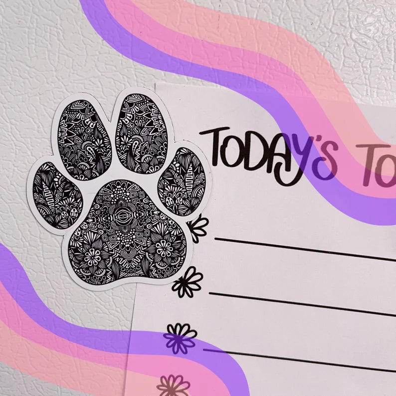 Paw Print Magnet