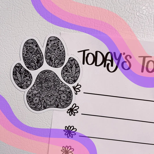Paw Print Magnet