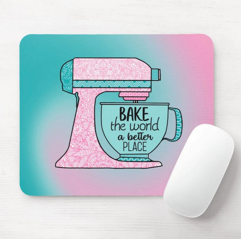 Bake the World Mouse Pad