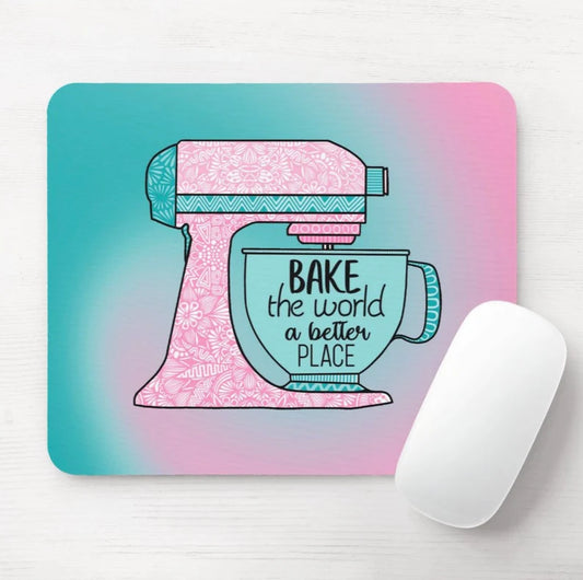Bake the World Mouse Pad