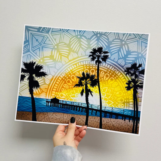 Beach Pier Print