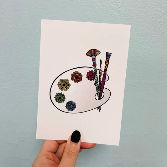 Paint Pallet Print