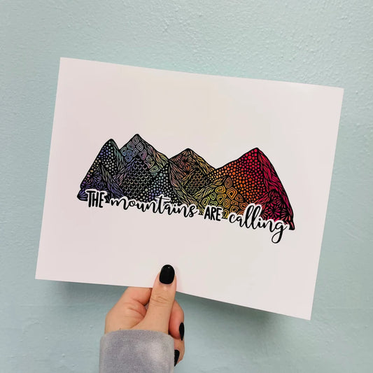 Mountains are calling Print