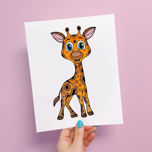 Gigi The Giraffe Print