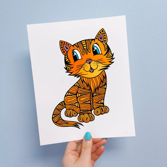 Connor the Cat Print