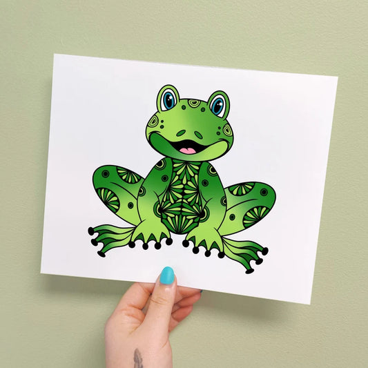 Fredi the Frog Print