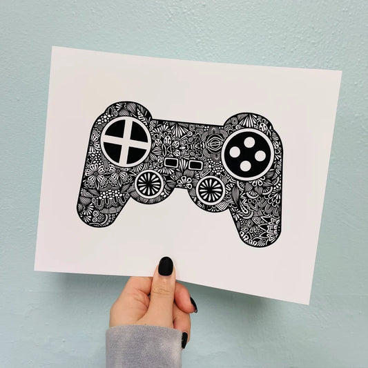 Game Controller Print
