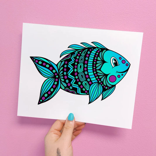Franco the Fish Print