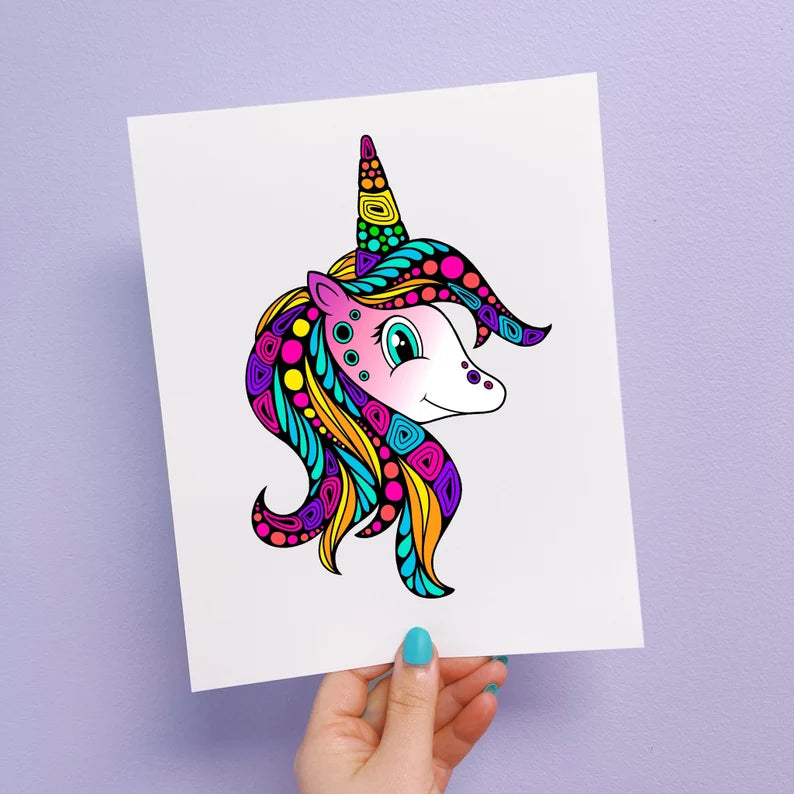Ulyssa the Unicorn Print