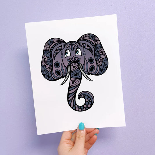 Eli the Elephant Print