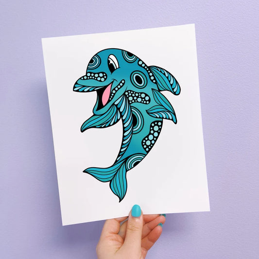 Debbie the Dolphin Print