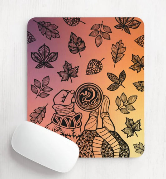 Fall Coffee Mouse Pad