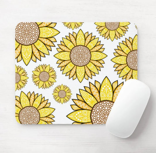 Sunflower Field Mouse Pad