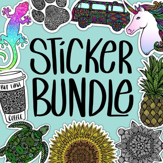 Waterproof Sticker Bundle