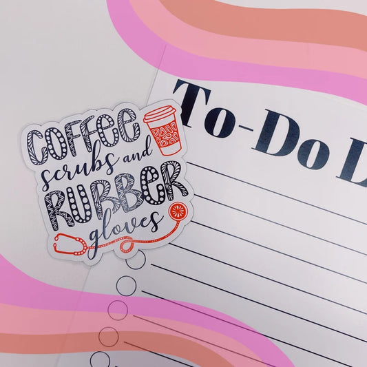 Coffee and Scrubs Magnet