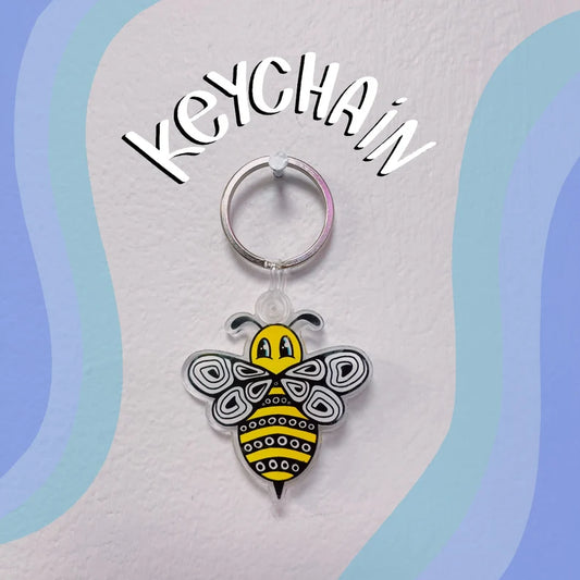 Brita the Bee Acrylic Keychain