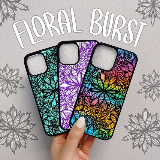 Floral Burst iPhone Case (36 designs)
