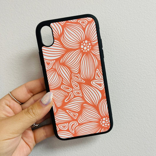 MISPRINTED - iPhone XR - Orange Floral 50% OFF