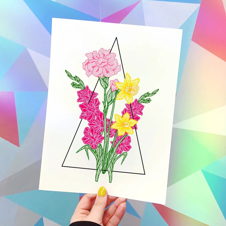 Custom DIGITAL FILE Birth Flower - Single or Multiple