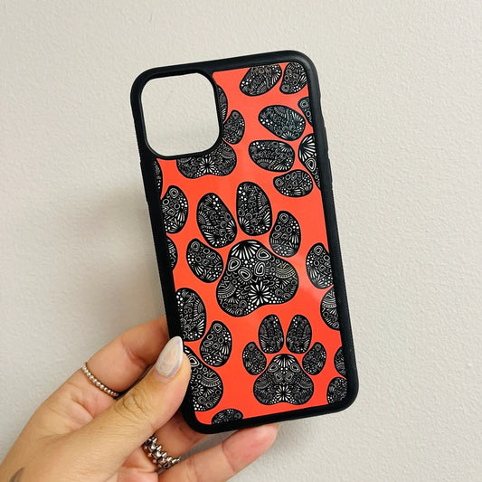 MISPRINTED - iPhone 11 Pro Max - Peach Paw Print 50% OFF
