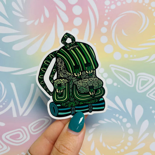 Misprinted Backpack Waterproof Sticker