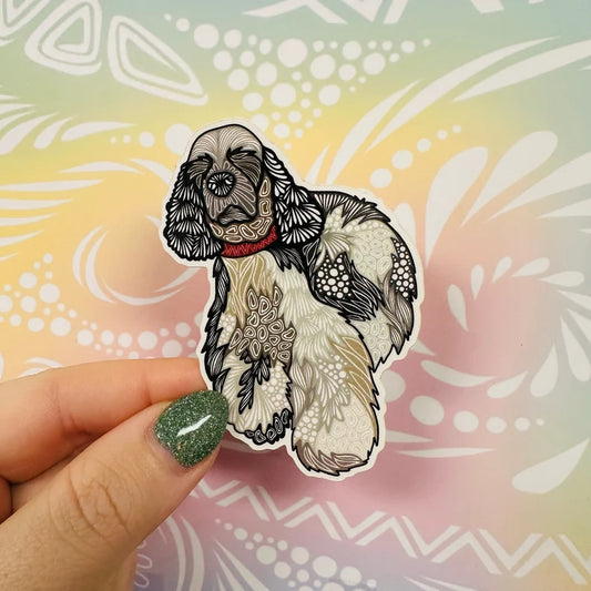 Misprinted Bubbles the Dog Waterproof Sticker