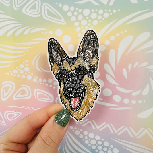 Misprinted Bruno the Dog Waterproof Sticker