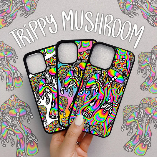 Trippy Mushroom iPhone Case (3 designs)