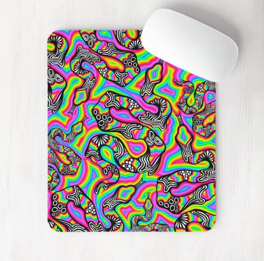 Trippy Snake Mouse Pad
