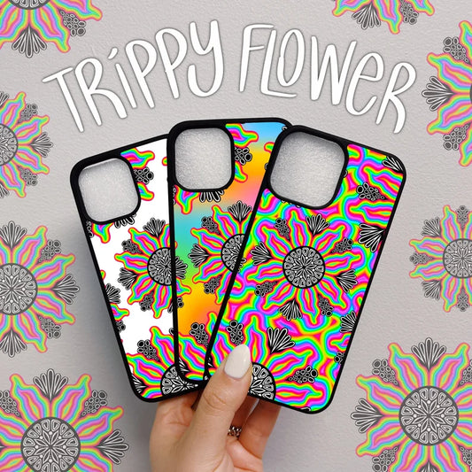 Trippy Flower iPhone Case (3 designs)