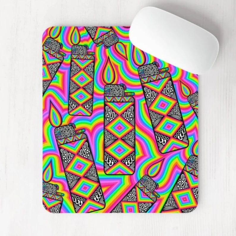 Trippy Lighter Mouse Pad