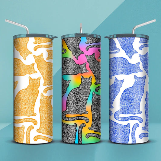 Cat Tumbler 20oz (13 designs)