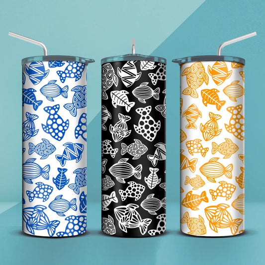 Fish Tumbler 20oz (13 designs)