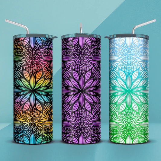 Floral Tumbler 20oz (36 designs)