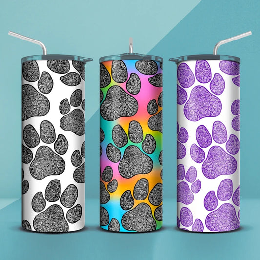 Paws Tumbler 20oz (16 designs)