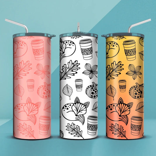 Fall Fox Tumbler 20oz (13 designs)
