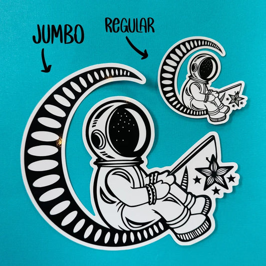 JUMBO Astronaut Waterproof Sticker