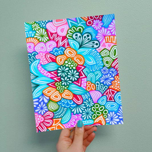 Colorful Doodle Print